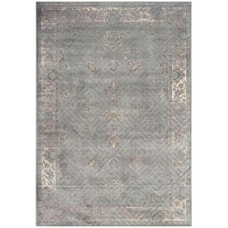 Safavieh Vintage Power Loomed Rectangle Rug- Grey - Multi- 3 Ft. 3 In. X 5 Ft. 7 In. VTG117-2770-3